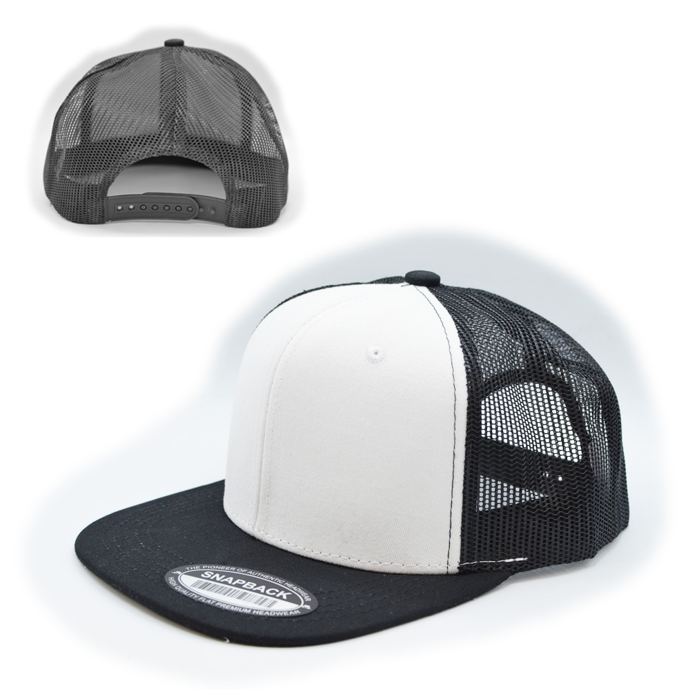 Snapback Black White
